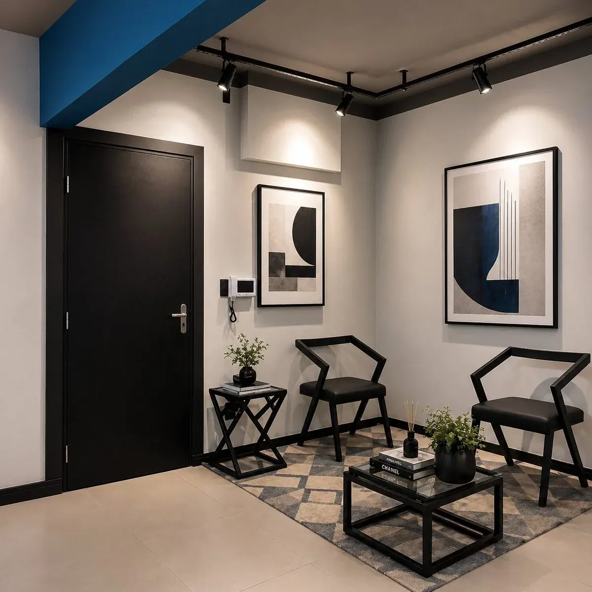 Sala de espera do estúdio Doome